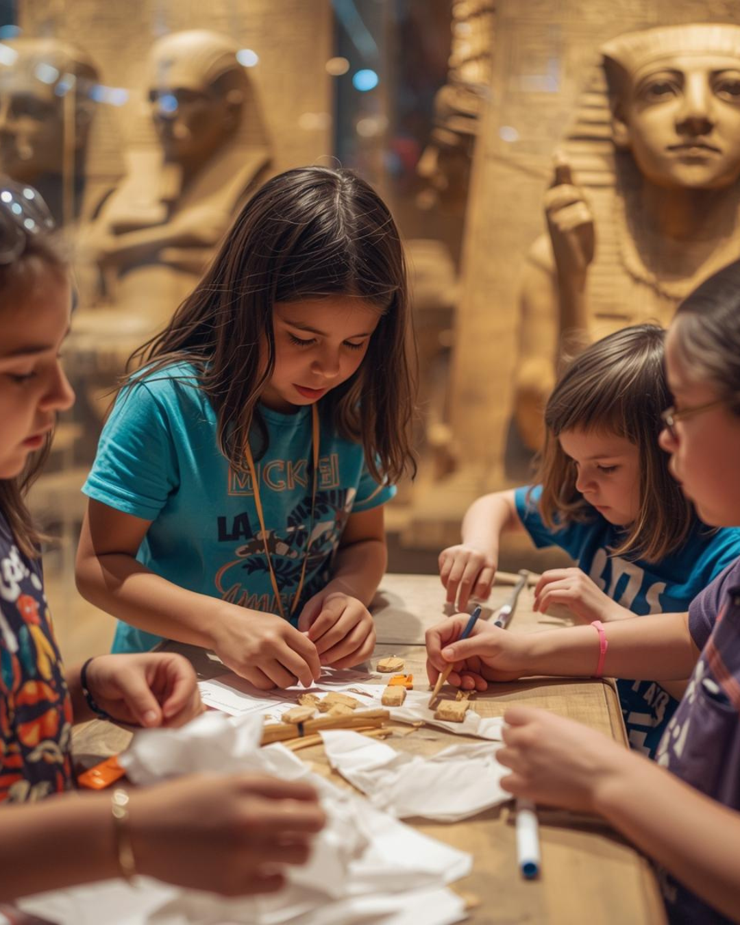 Les petits détectives en Egypte : Ashmolean visit for Children